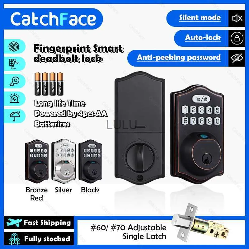 DHgate.com:Smart Fingerprint Door Lock, Electronic Deadbolt with Keypad ...