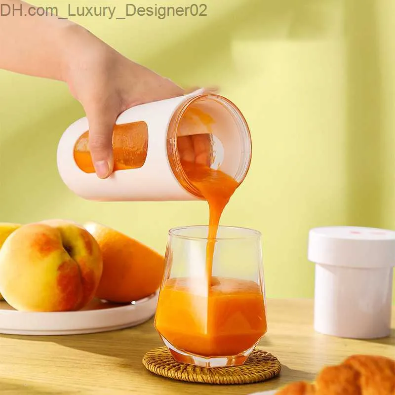 Botella licuadora portátil, exprimidor de naranja, mezclador de
