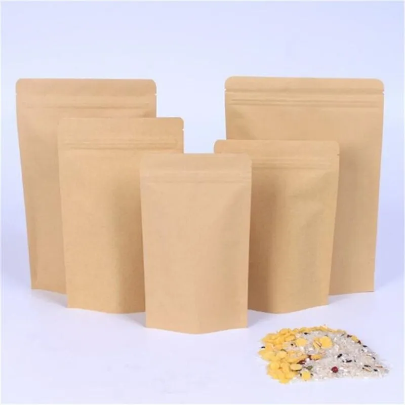 Brown on sale resealable bags