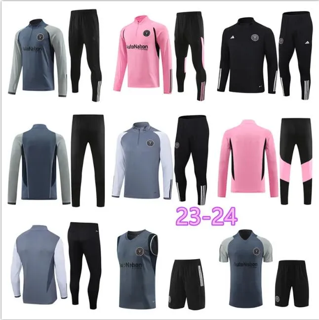 23 24 Inter Miami Adult Tracksuit Vest Soccer Jerseys Long Sleeve