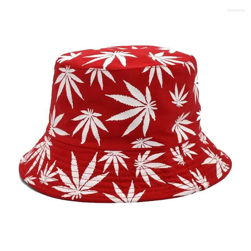 Berets Panama Bucket Hat Print Hip Hop Fisherman Men Men Outdoor Summer Casual Cotton Bob Chapeau Visor Cap