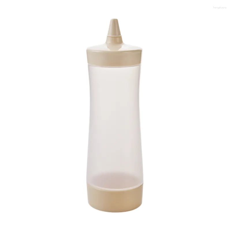 Ensembles de vaisselle 3 PCS Bouteille de sauce Go Conteneurs Couvercles Condiment Squeeze Mini bouteilles en plastique