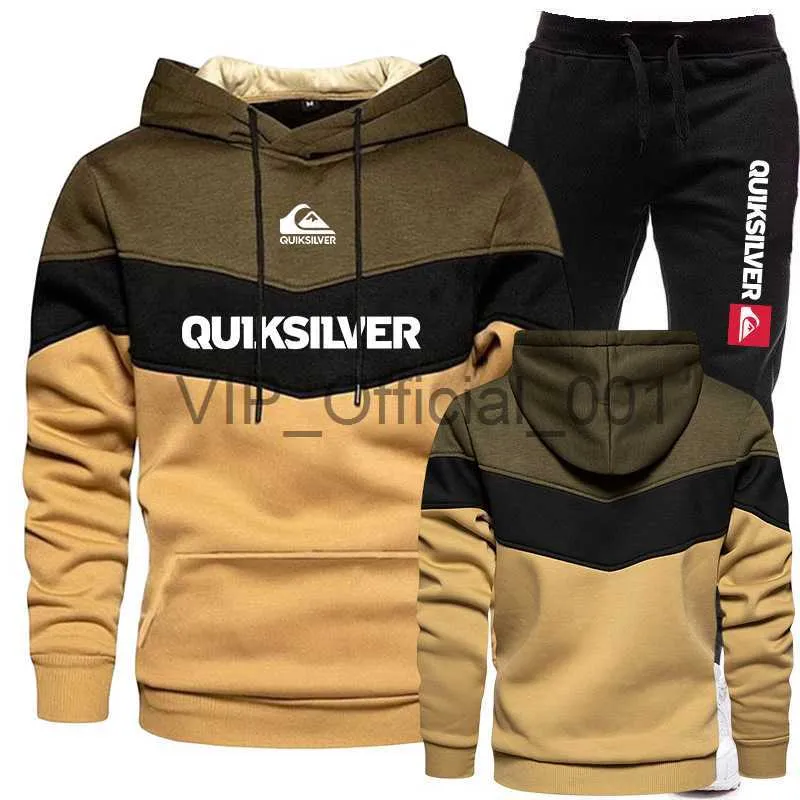 Tracksuits masculinos 2023 novo outono inverno mens jaqueta roupas + calças de suor 2 peças conjunto casual montagem tracksuit impressão jogging calças quentes ternos x0902