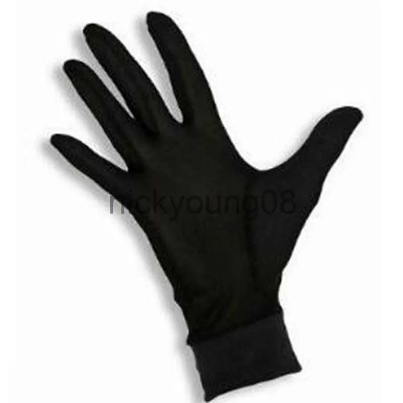 Silk Glove Liners: Thin Black Inner Gloves for Cycling, Motorcycle, Sports,  Driving, Party One Size Fits Most - Main Image