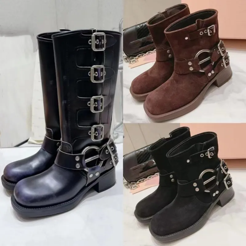 Designerskie buty dla kobiet buty płaskie buty bojowe kostki 100% skórzane sznurowane botki motocyklowe dla kobiet luksusowe buty projektantów Fabryki Fabryki 35-41