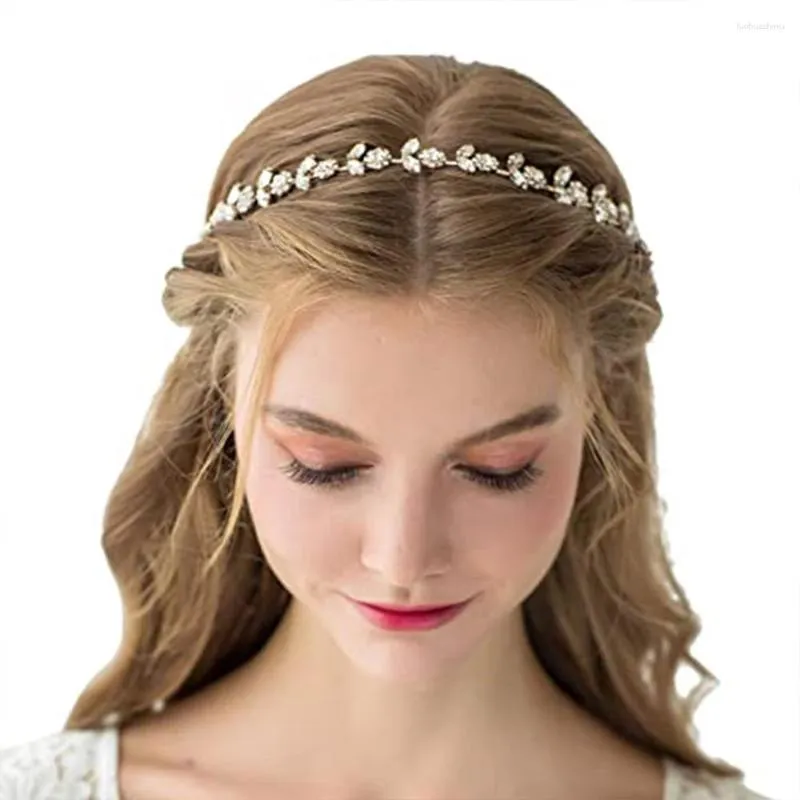 Haarspangen Mode Braut Kopfschmuck Kristall Blume Tiaras und Kronen Strass Stirnband Krone Kopfschmuck Braut Hochzeit Zubehör