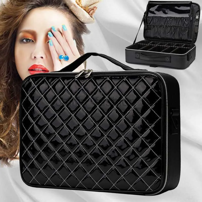 Totes Ringer Partition Makeup Bag Special Makeup stor kapacitet Artist med bärbart lagringssats Caitlin_fashion_ väskor