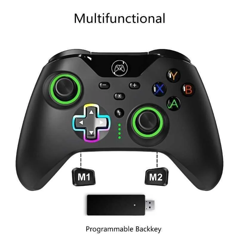 Kontrolery gier Joysticks 573a Profesjonalny kontroler rdzeni bezprzewodowych 2. Obsługa zasilania baterią proste montaż operacji dla XboxSeries X/S HKD230902