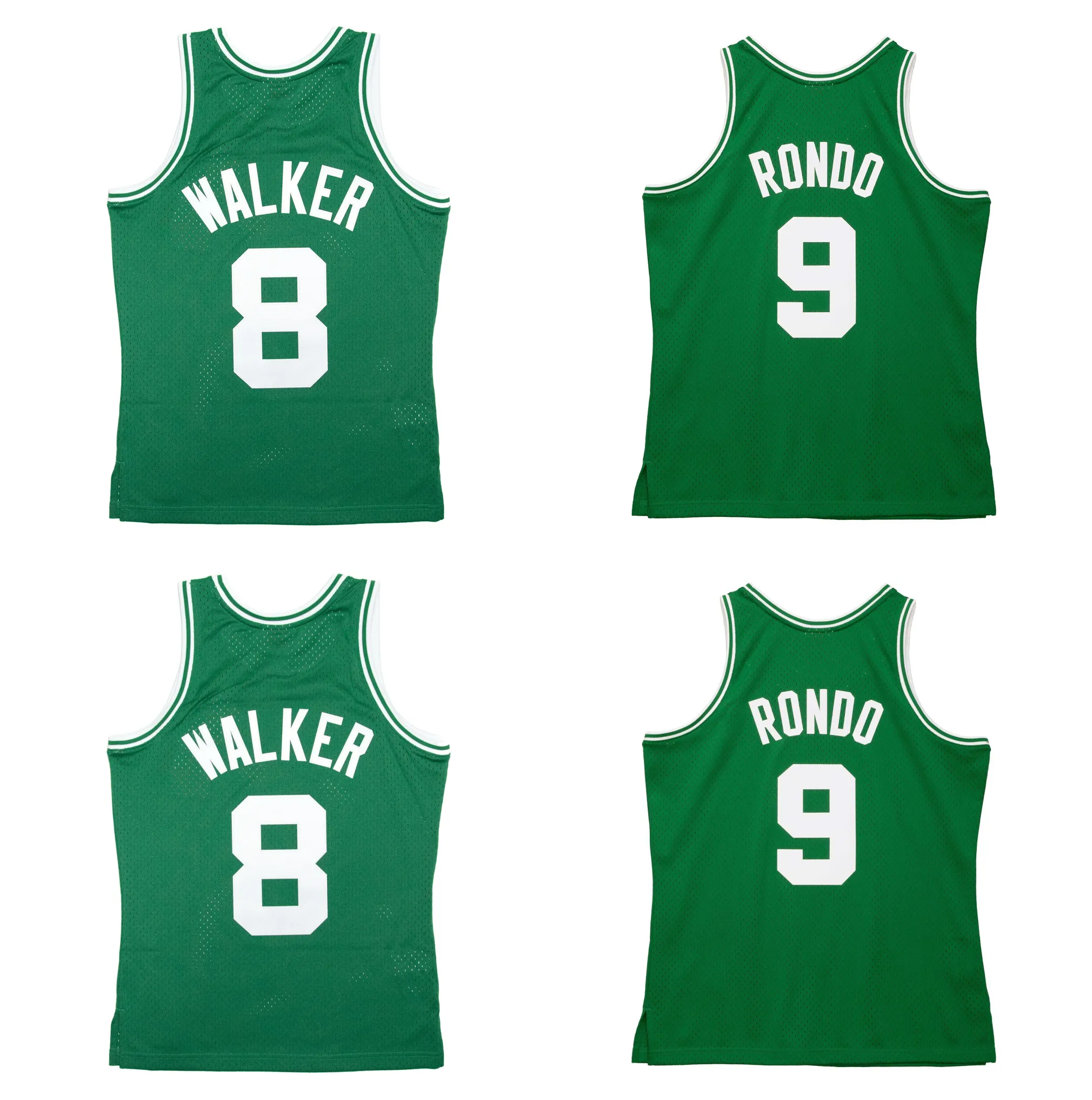 Antoine Walker 2000-01 Celtices كرة السلة Jersey Bostons Rajon Rondo 2007-08 Throwback Jerseys Green Size S-XXXL