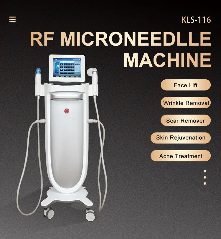 Machine de beauté faciale à micro-aiguilles, fréquence professionnelle, vivace écarlate rf, raffermissement de la peau, 2023