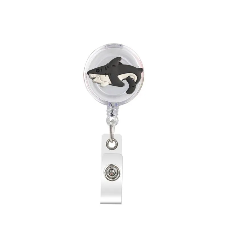 Business Card Files The Flowers Retractable Badge Reel With Alligator Clip Name Nurse Id Holder Decorative Custom Drop Delivery Otilc