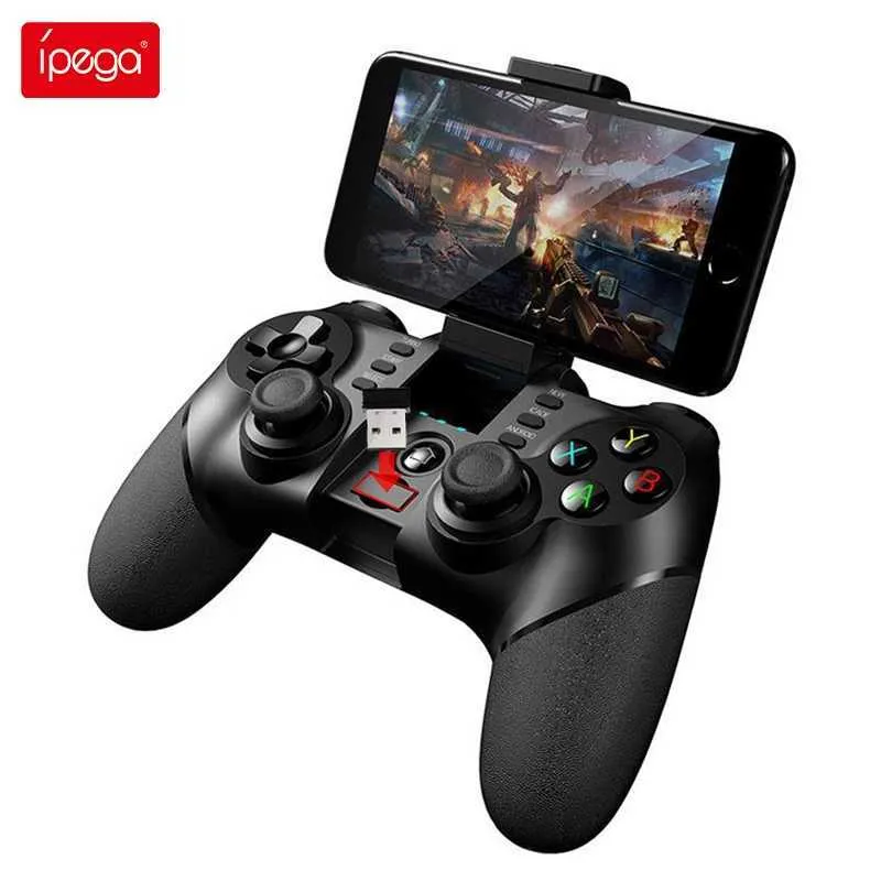 GamePad PG-9076ワイヤレスBluetooth GamePad 2.4G WiFi GamePad Android IOS PC TV Box GamePad HKD230902