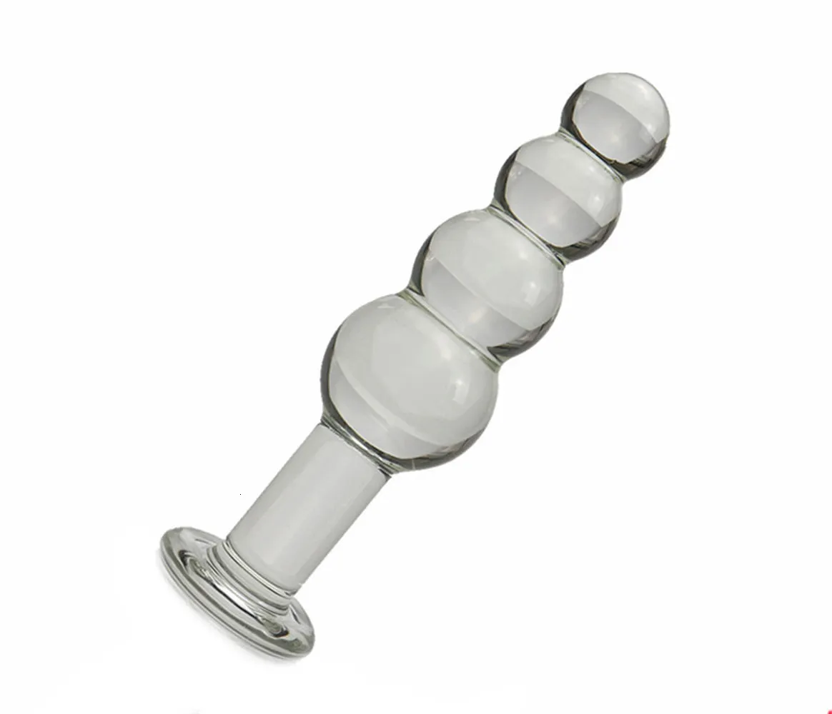 Anal Toys Glass Large Crystal Butt Plug Big Ball... From Gou05, $10.99