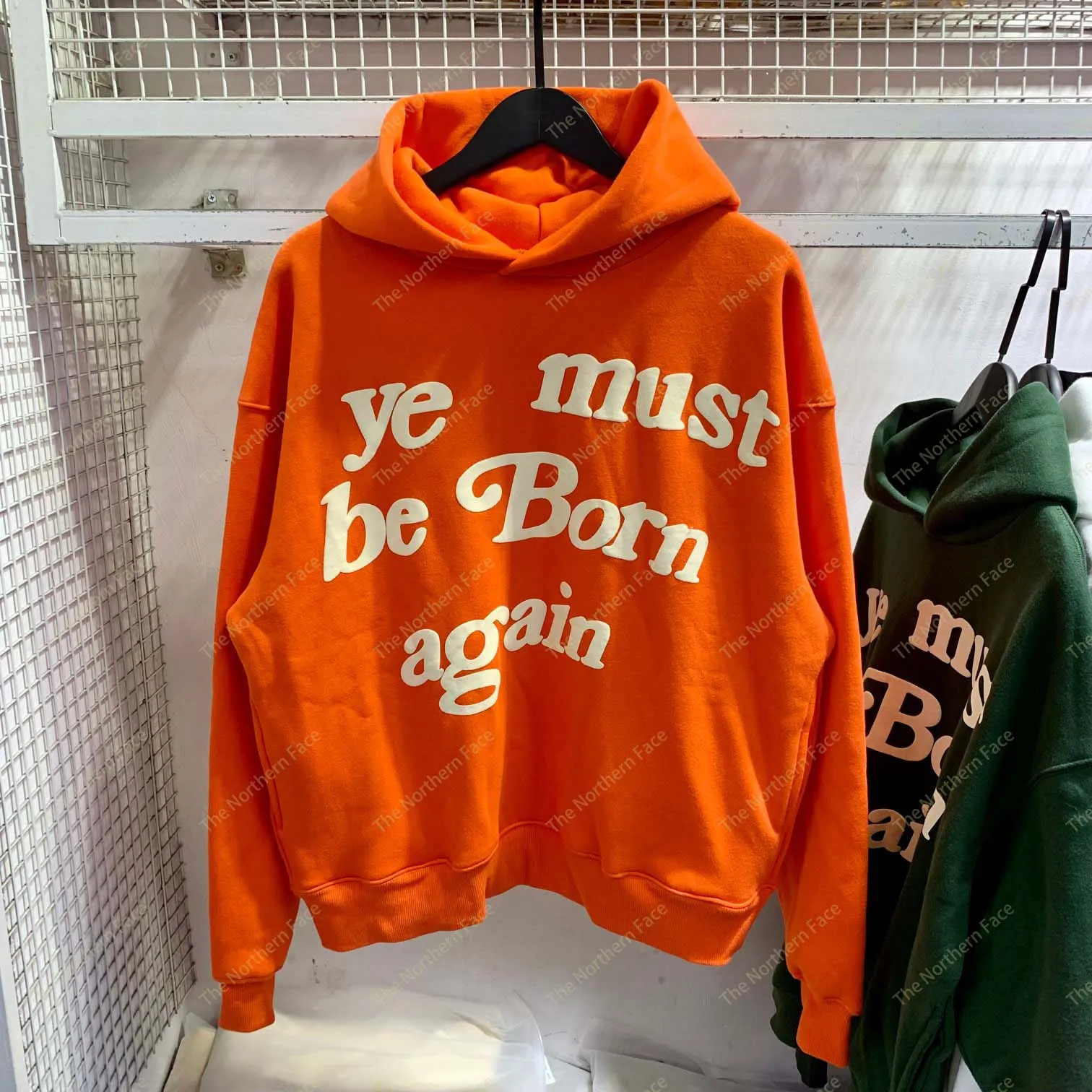 22ss women Hoodie Cactus Plant Flea CPFM YE MUST BE BORN AGAIN Hoodie West Jerry Letter Printed High Street Hip Hop Hoodies 12 Color Hooded Sweatshirt Hoodie