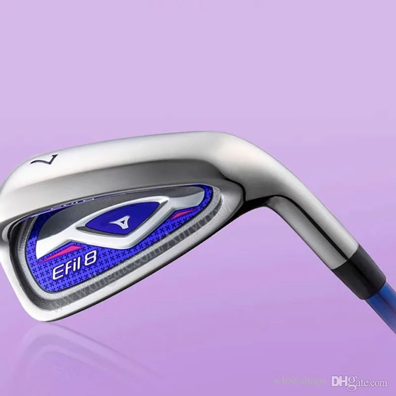 Kluby golfowe kobiety Efil8 Golf Irons praworęczny #7 Irons praworęczny L Graphit Salft Bezpłatna wysyłka