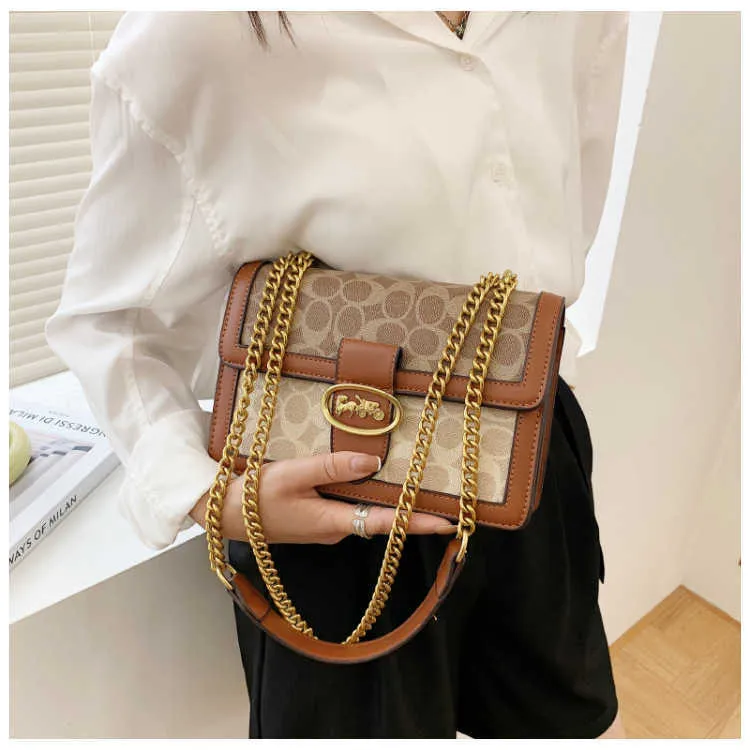 【COLOR iN ID】leather chain square bag DHgate.com:Texture Contrast Crossbody Bag: Colorblock Chain