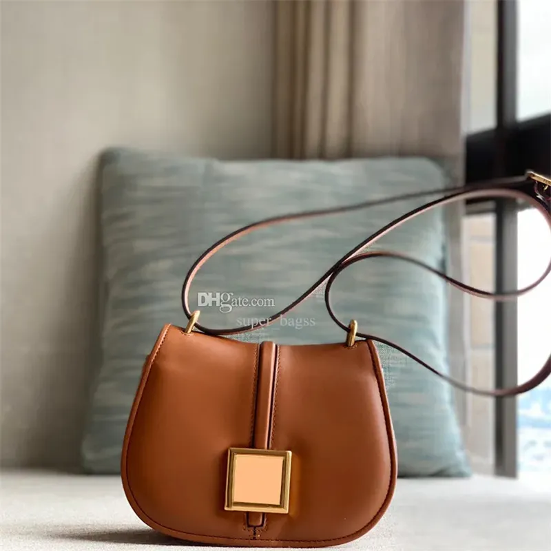 Super_bagss 10A Yaratıcı Tasarımcı Omuz Çantası Lady Crossbody Bag Orijinal Deri Flep Bag 20cm Hassas nakavt çantaları