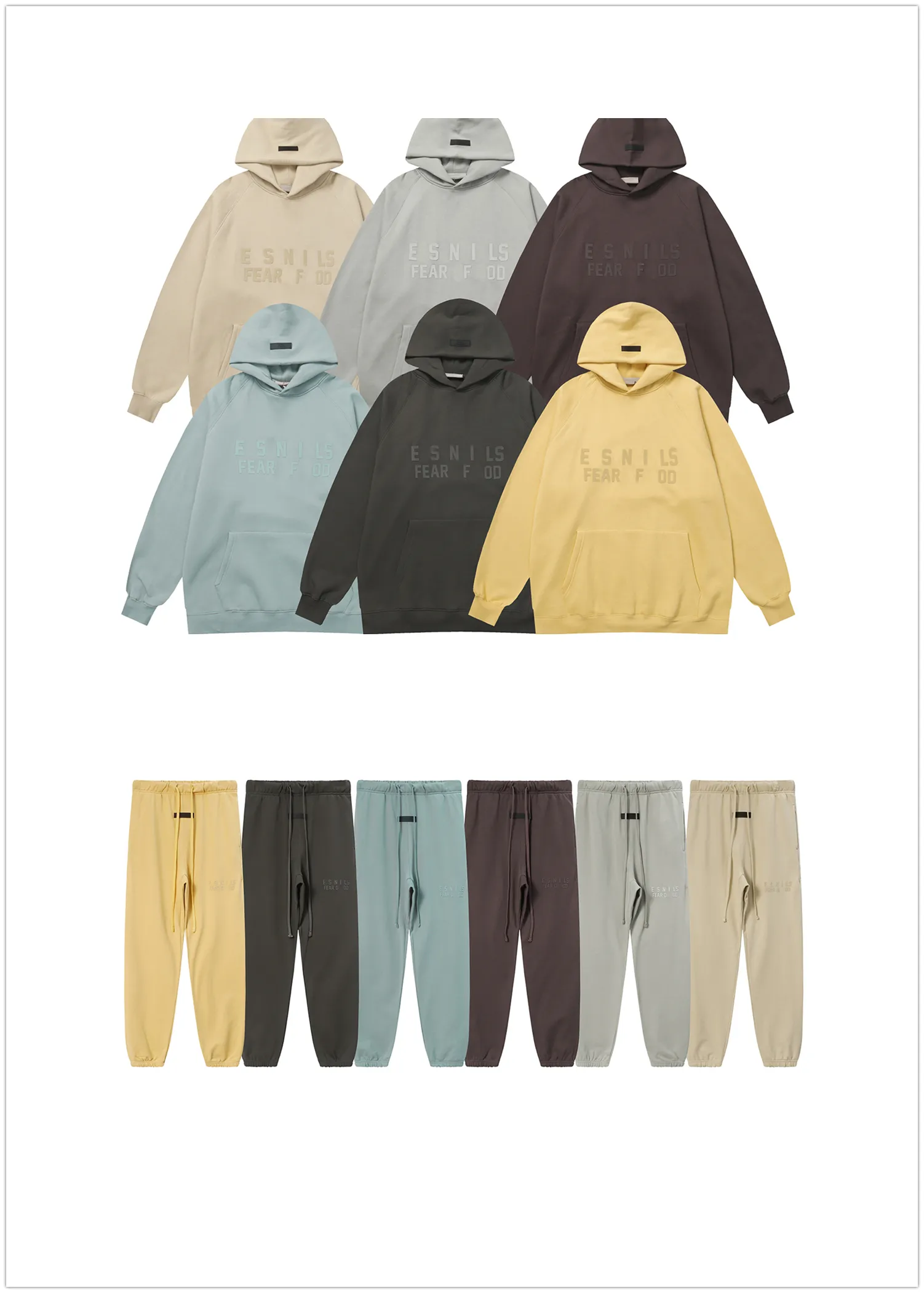 Sweat à capuche pour hommes de créateur nouveau plus velours prune violet brume bleu sceau gris sable blanc oie jaune clair noir street hip hop 100% coton taille européenne et américaine