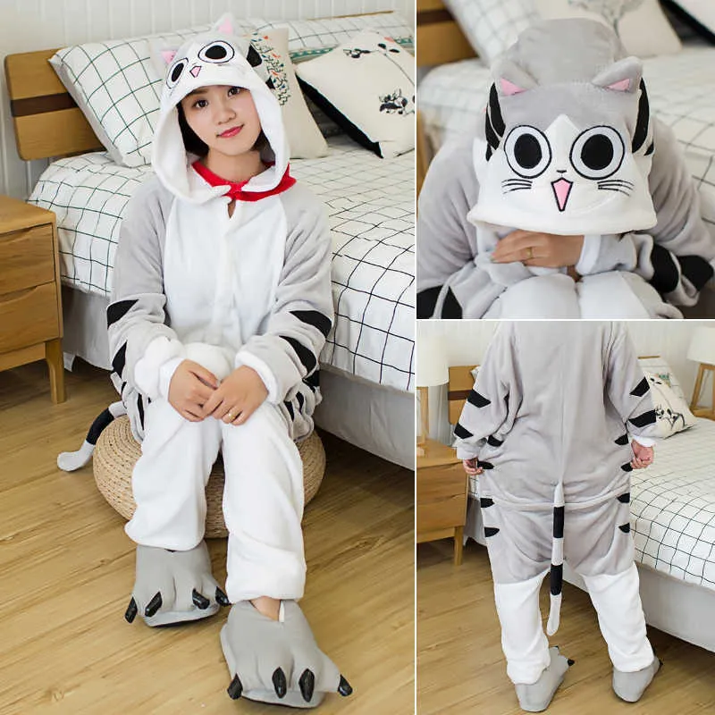 Adult Stitch Tiger Onesies Pajamas For Women Men, Cute Panda