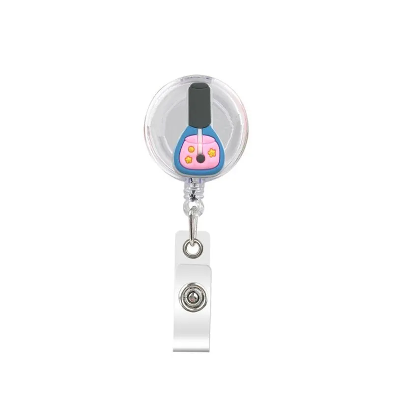 Business Card Files The Flowers Retractable Badge Reel With Alligator Clip  Name Nurse Id Holder Decorative Custom Drop Delivery Otzec From 0,34 €