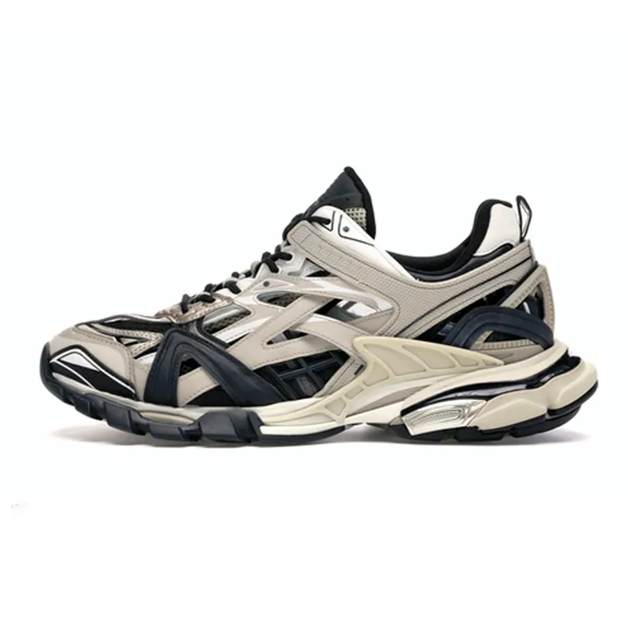 Stylish Track 3 Chunky Sneakers For Men And Women Pink Sepatu
