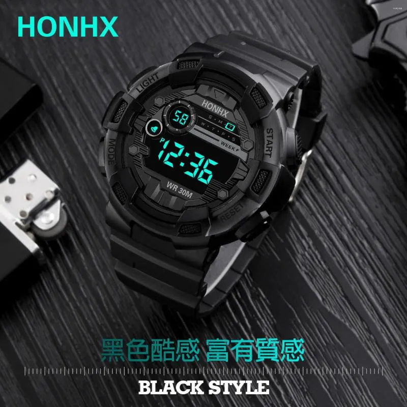 HONHX Men Camouflage Watch Digital Quartz Military LED Waterproof Sport  Watch. | eBay