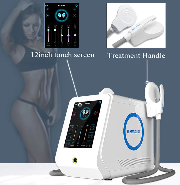 Neuheiten Tragbare HIEMTSURE Muskelstimulator-Ausrüstung Schönheitsgerät Körperformungsmaschine Schönheitsausrüstung Maschine