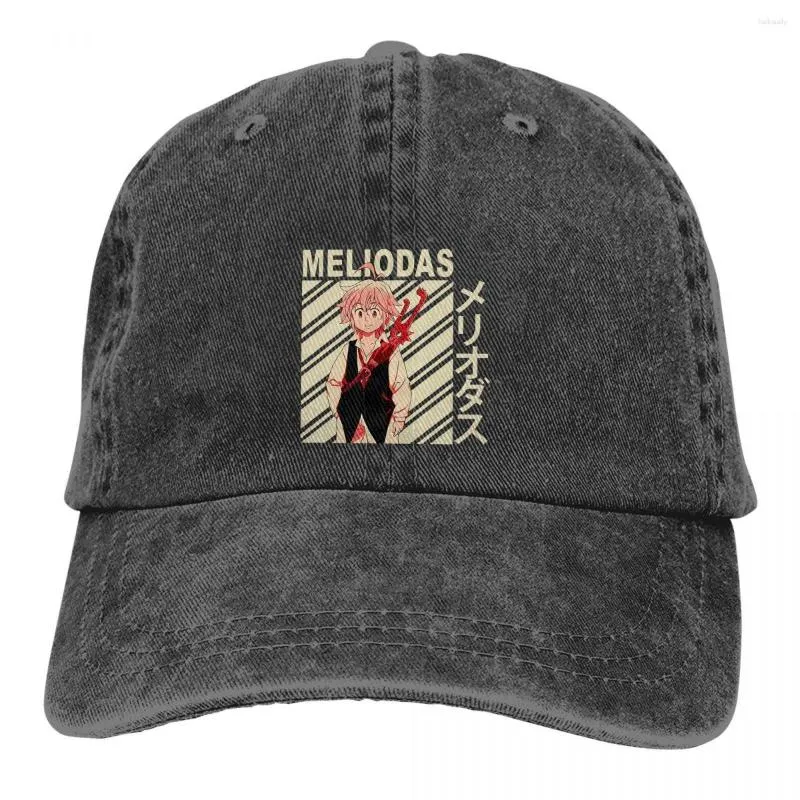 Ball Caps Meliodas - Vintage Art Baseball Cap Men Seven Deadly Sin Colors Women Summer Snapback