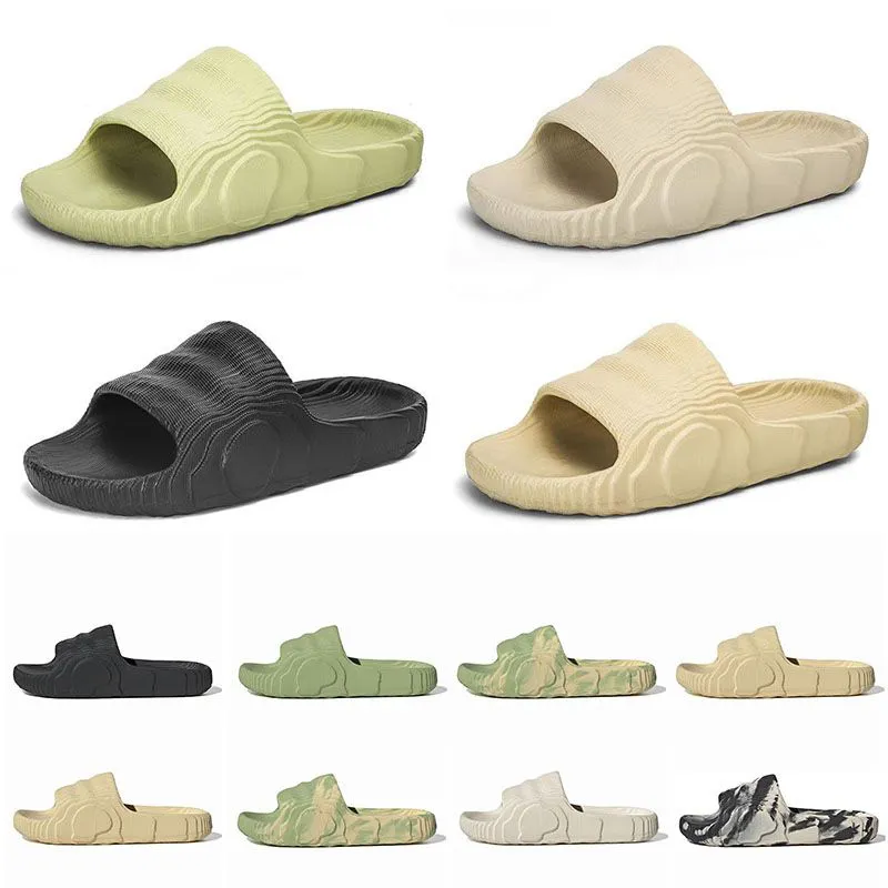 Noir Gris Magic Lime Sandales Chaussures Adilette 22 Diapositives Designer Hommes Femmes Desert Sand Sliders Pantoufles