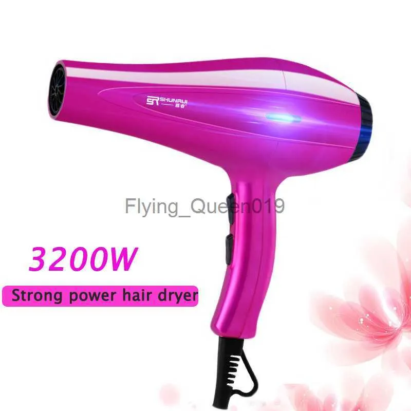 Electric Hair Dryer Professional Blue Light Anion Blow Dryer 2 Speed 3 Heat Settings 4000W Power Hot/Cold Wind Hair Dryer Salon Hair Styling F35 HKD230902