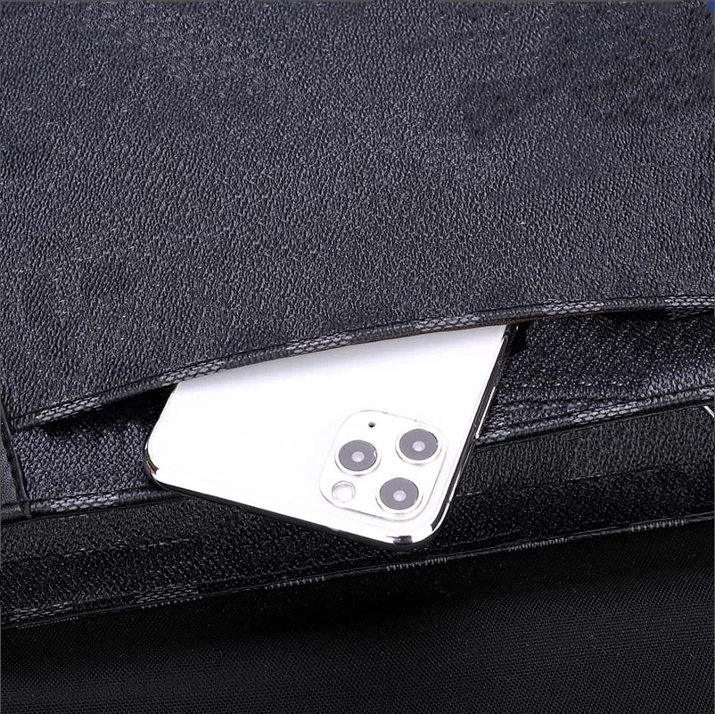 Premium PU Leather Mens Tote Crossbody District Pm Messenger