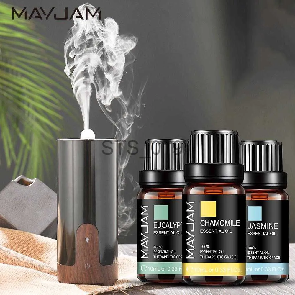 Encens Mayjam Camomille Eucalyptus Jasmin Huiles essentielles pour humidificateur Diffuseur Romarin Citronnelle Gingembre Myrrhe Thym Huiles parfumées x0902