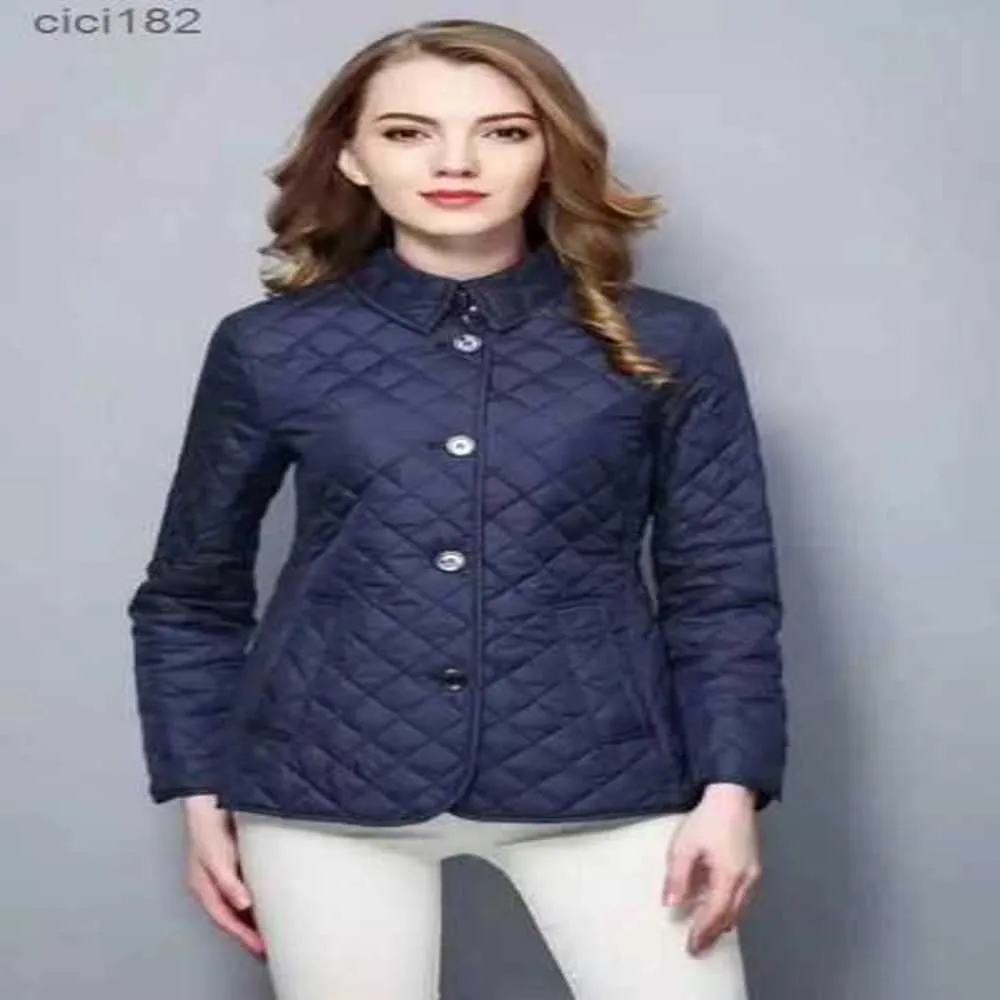 Classique chaud ! Vestes de Style court/mode anglaise, veste rembourrée en coton fin/manteaux de qualité supérieure au Design britannique pour femmes m-xxxl 5HCDK