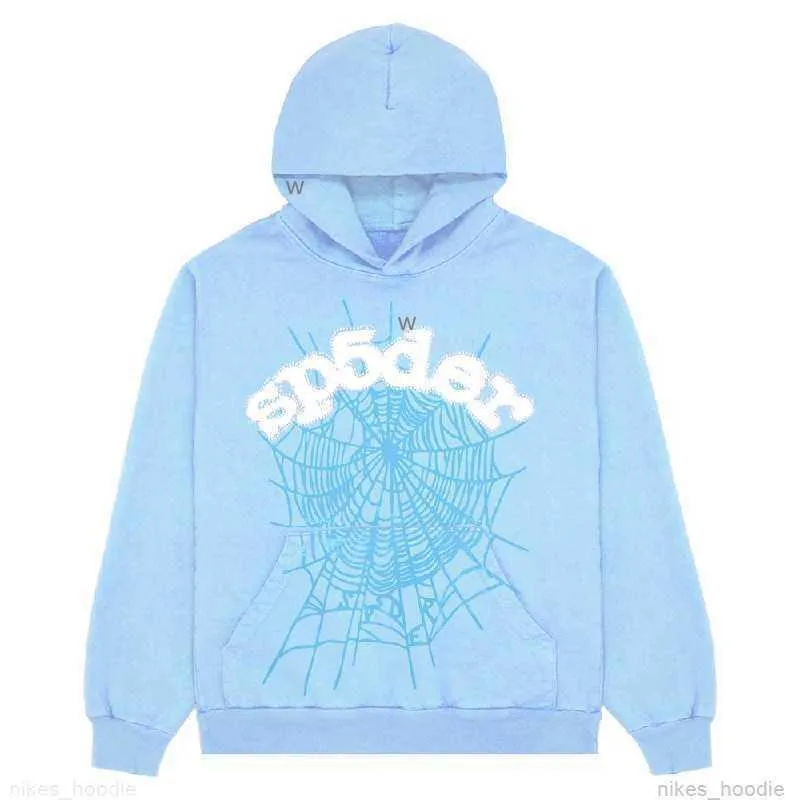 Hoodies dos homens moletons moletom com capuz azul homens mulheres hip hop jovem bandido aranha ampla impressão pulôver