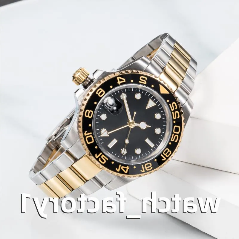 Keramik all simning automatisk mekanisk ny klocka 41mm luxe de watch buckle watch rostfritt herrklocka safir luminous stål pmbh