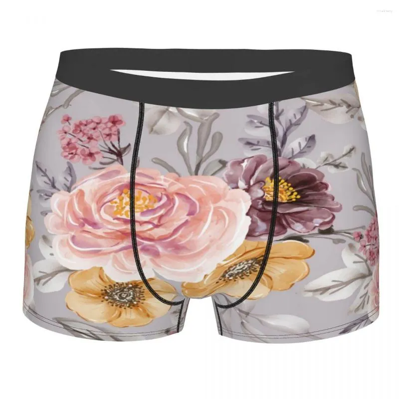 Underpants Boxershorts Мужчины Comfabable Cadies Set Vintage Rose Boxer Boxer