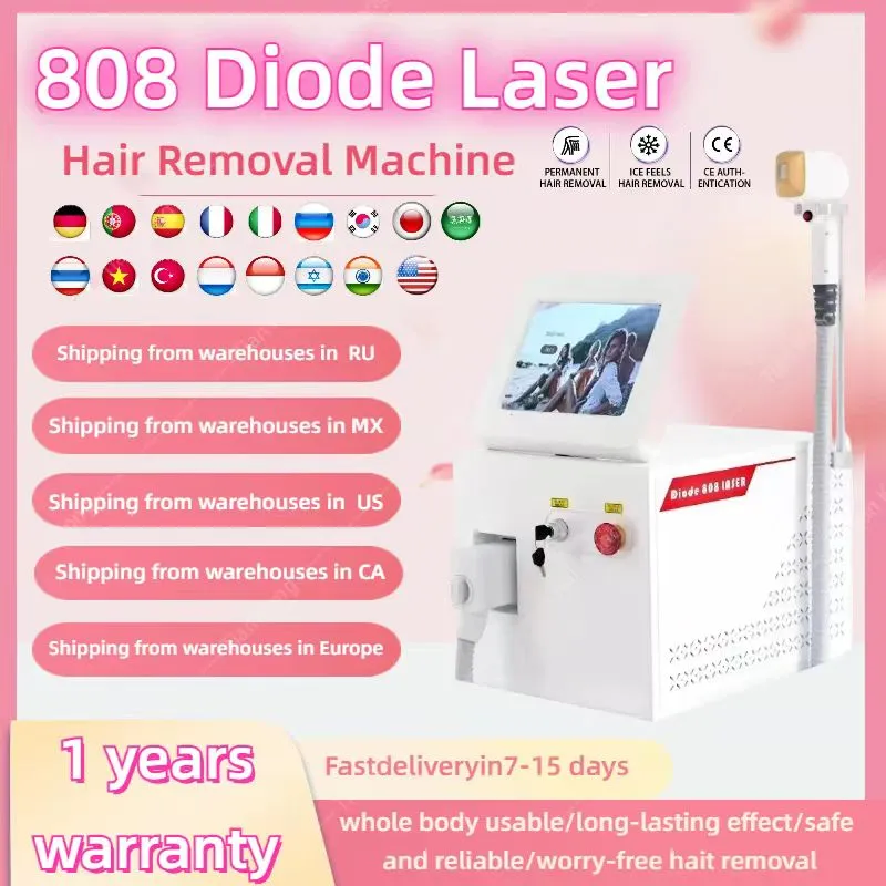 Laser Machine 2023 New Home Use Hair Ice Platinum 3 Wavelength Diode Laser 808NM Hair Removal Machine Hot Sales