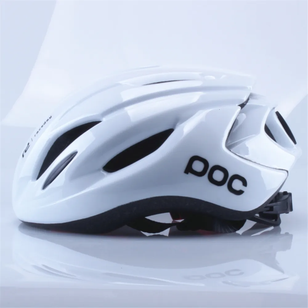 خوذات ركوب الدراجات POC RACEDAY MTB ROAD خوذة الدراجات على طراز الخوذة في الهواء الطلق رجال MEN ULTRALIGHT AERO بأمان CAPACETE CAPACET