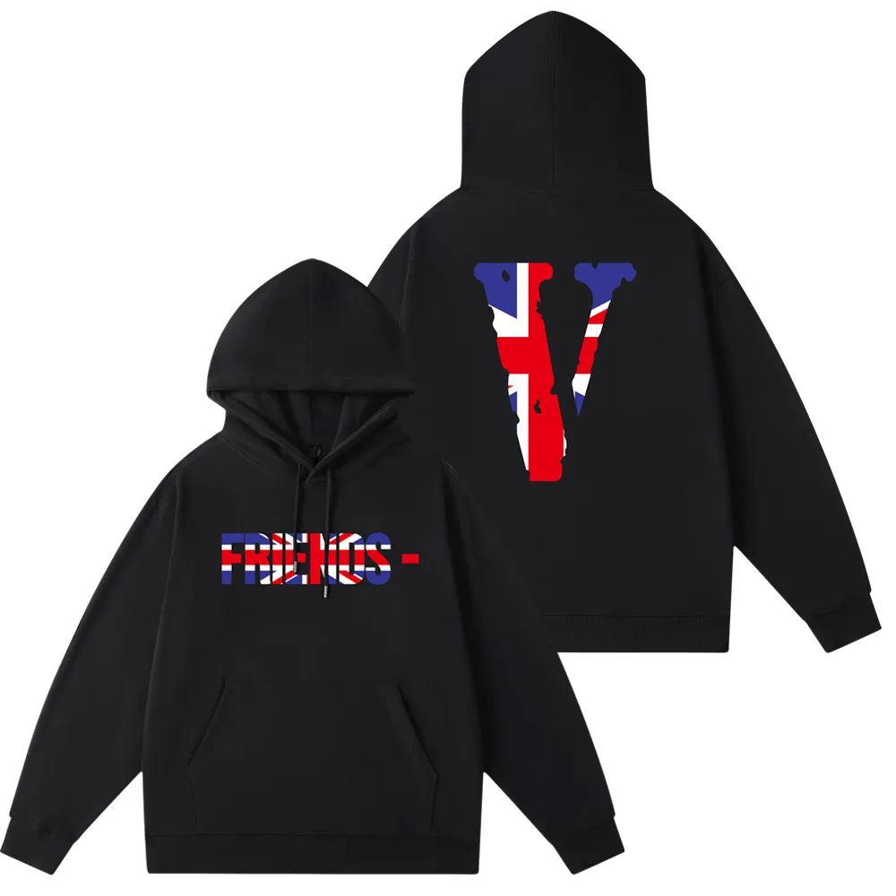 VLONE Men s Hoodies Sweatshirts Hoodies with cap winter Casual Loose VLONE Letter Cotton Sweatshirt Hip Hop unisex Hood Pullpver Sweater VL141 color