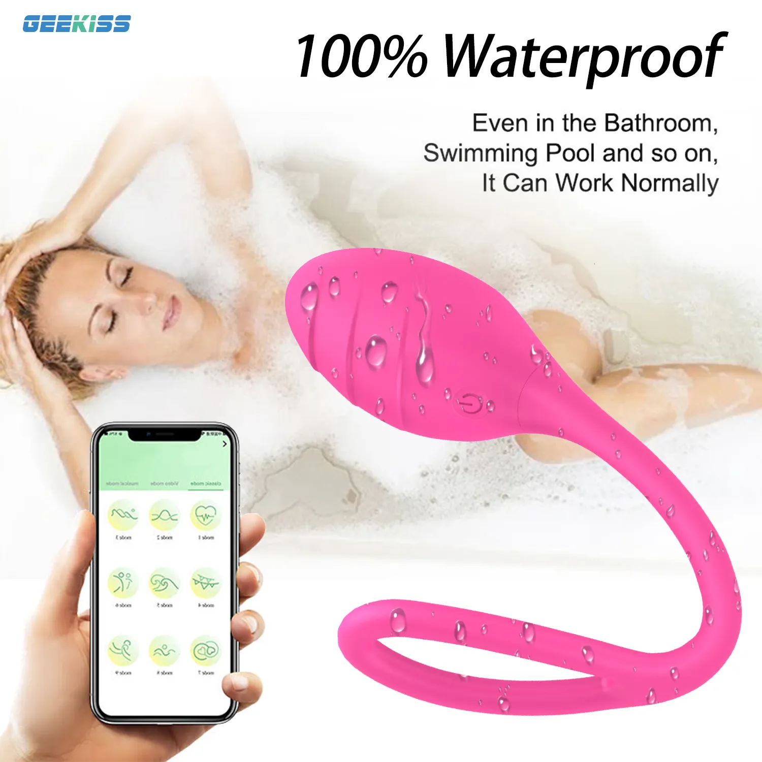 Draadloze app Bluetooths-dildo G-spot vibrator voor vrouwen Draagbaar vibrerend ei-tepel Clitoris Vaginale anale stimulator Seksspeeltjes 230901