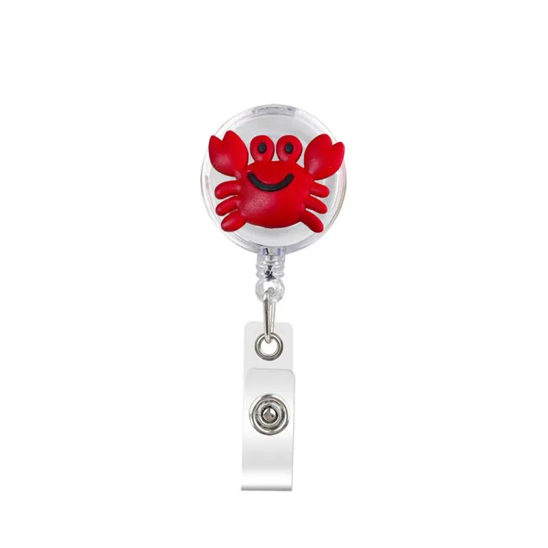 Porte-badge rétractable Cerise - La Boutique Des Infirmières