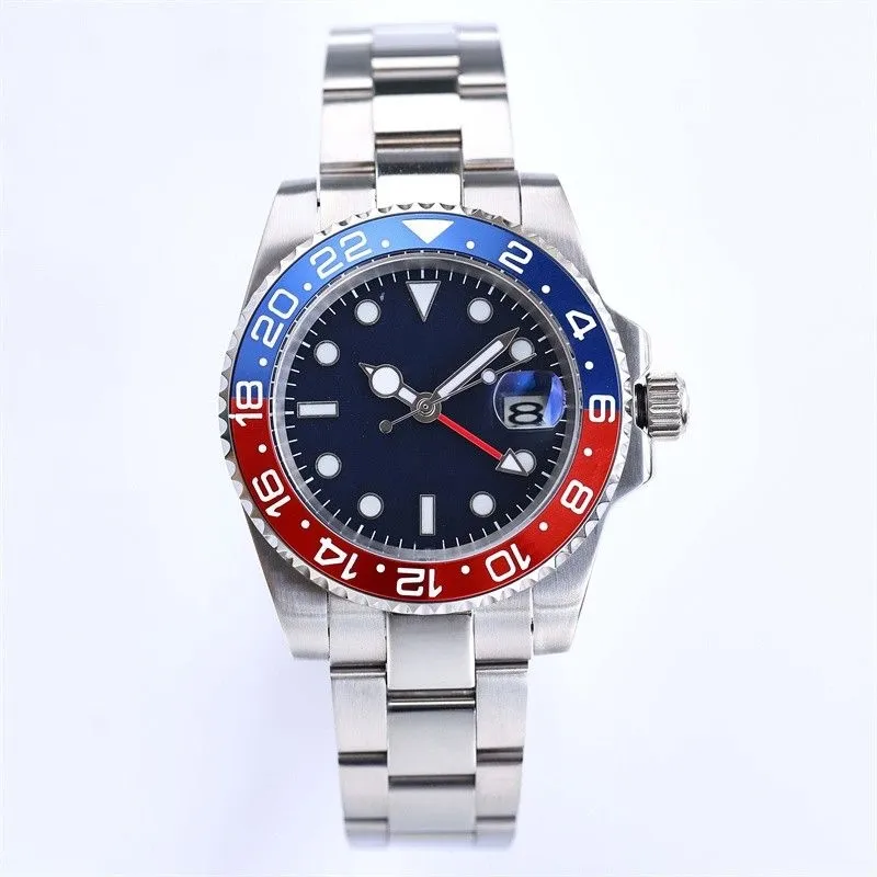Relojes De Lujo Para Hombres: Reloj De Pulsera GMT Automático Con