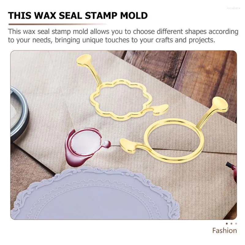 Metal Sealing Kit For Wedding Rings And Crafts Gift Wrap 50  Wax Seal  Mold Circle Stamp With Silicone Mat From Kumakuma, $15.81
