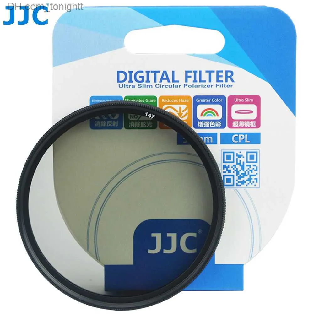 Filter JJC Mehrfachbeschichteter CPL-Filter, optisches Glas, CPL-Kameraobjektivfilter, Zirkularpolarisator, 37 mm, 49 mm, 52 mm, 55 mm, 58 mm, 62 mm, 67 mm, 72 mm, 77 mm, Q230905