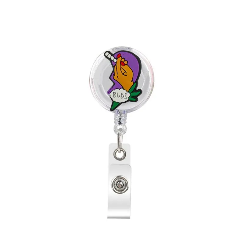 Key Rings Badge Reels Witch Retractable Funny Magic Holder Alligator Clip  For Nurse Doctor Drop Delivery Otwgl From 0,35 €