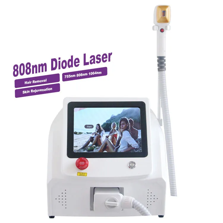 Máquina de depilação a laser de diodo de alta potência, ponto de gelo, máquina de depilação indolor, aprovada pela CE, equipamento de beleza para rejuvenescimento da pele