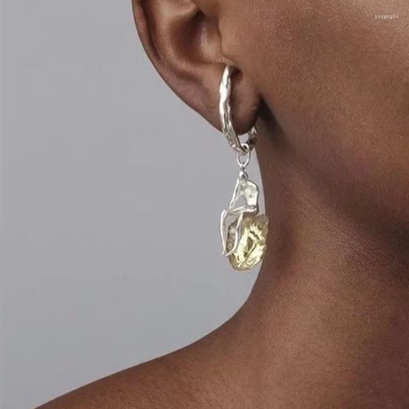 Stud Earrings Timeless Wonder Fancy Crystal Thinking Figure Detachable For Women Gothic Designer Jewelry Ins Egirl Boho 5538