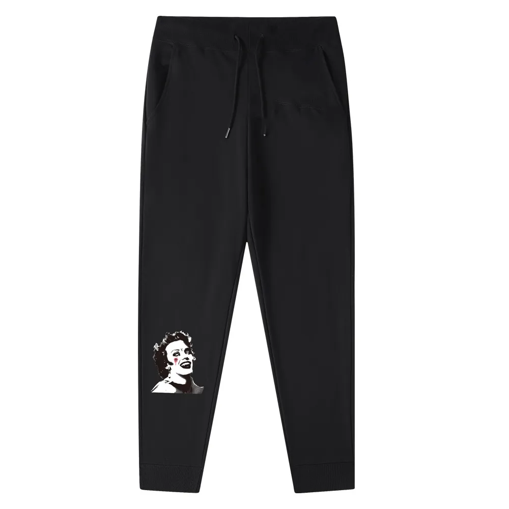 Fujiwara Hiroshi Flaanded Sweatspants Lightning Friends Terry Casual Pants Spring/Summer Elastyczne spodnie dla mężczyzn i kobiet Long Loose