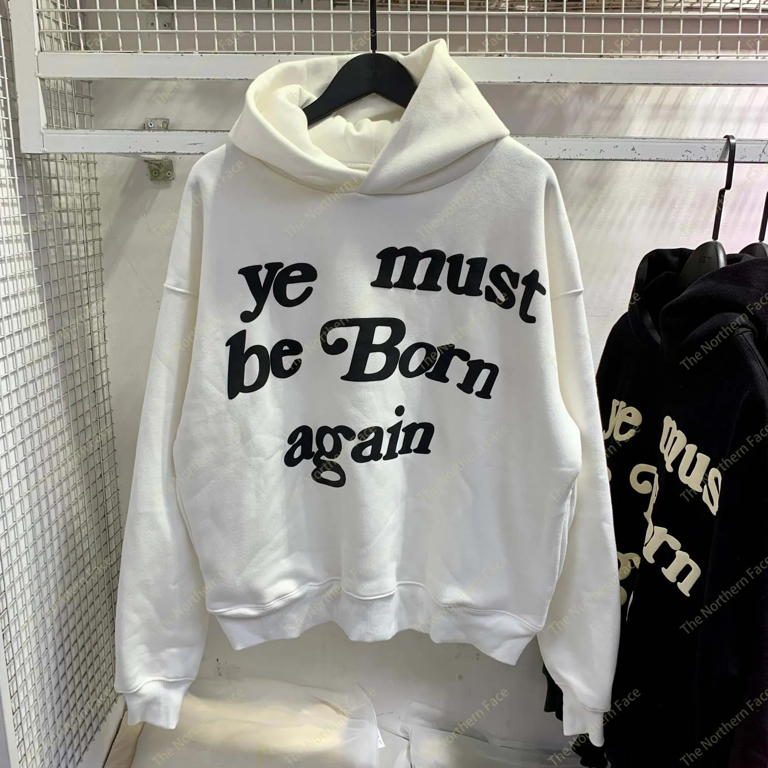 Men's Hoodie Cactus Plant Flea CPFM YE MUST BE BORN AGAIN Hoodie West Jerry Letter Printed High Street Hip Hop Hoodies 12 Color Hooded Sweatshirt Hoodie Full Size