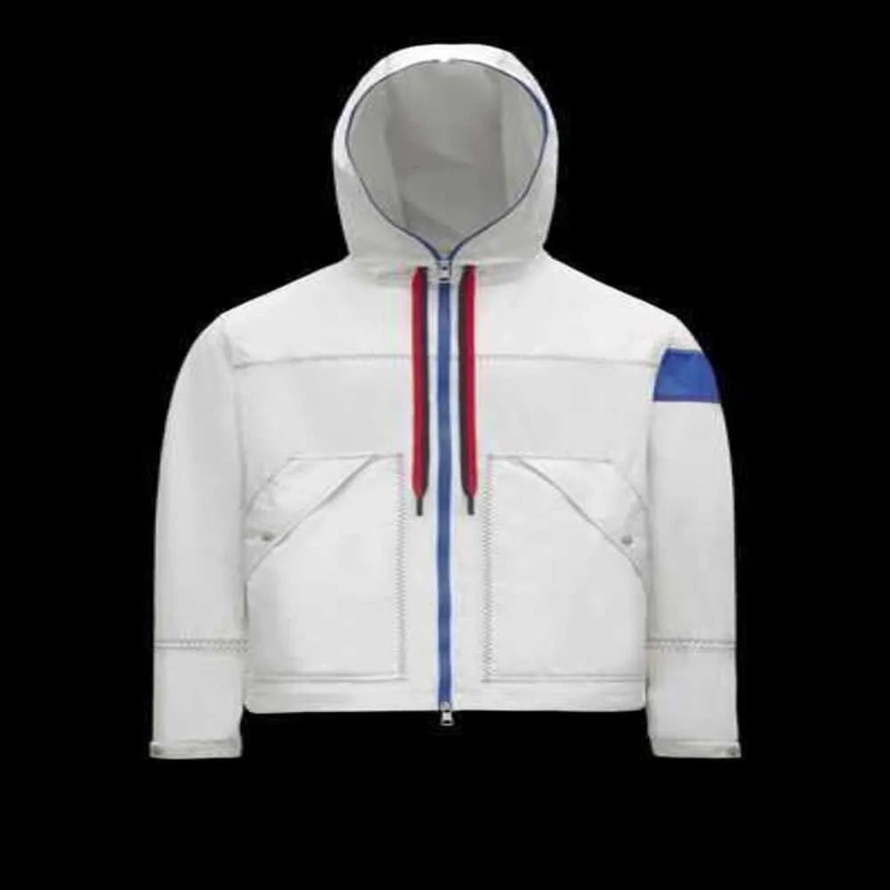 Franch Luxury Brand Windbreaker Mens Hooded Jacket Lätt solskyddskläder Spring Jackets Sleeve Arm NFC Funktionsdesigners Män Klädning 4Imtn